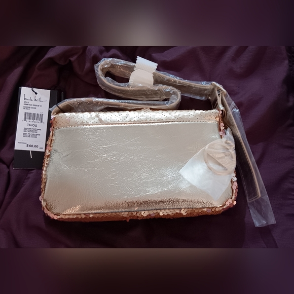 Nicole Miller Sequin Crossbody Bag (NWT) - Picture 2 of 4